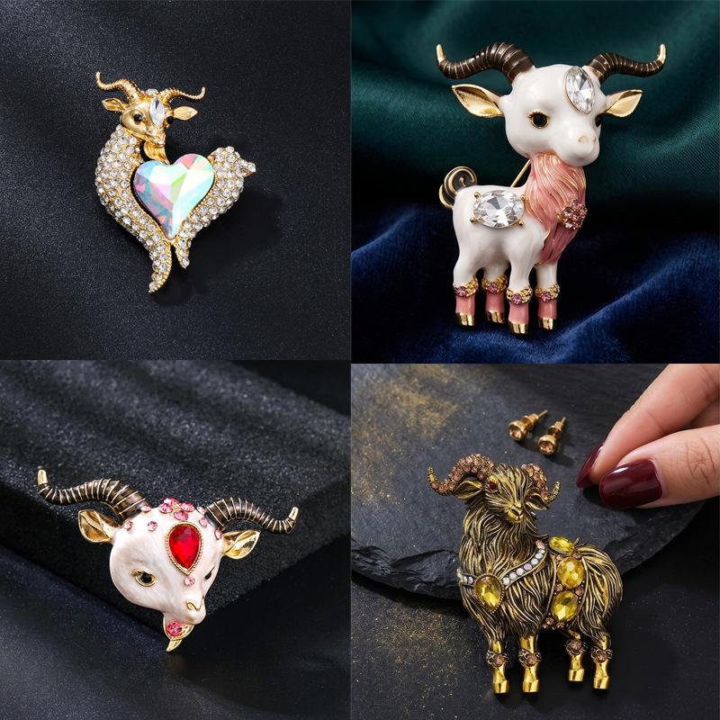 Unique Men'S Formal Wear - Bros Kambing Berhias Berlian Imitasi Unik,
