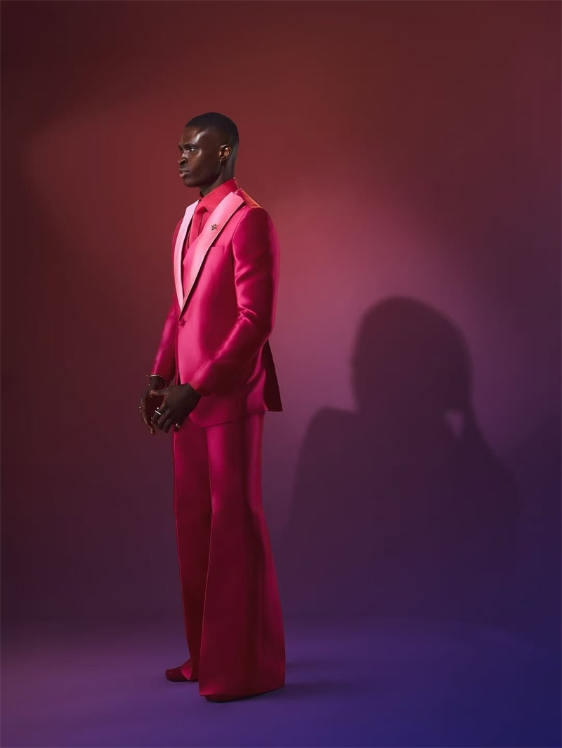 Men Formal Wear Pink - Setelan Jas Pria Merah Muda 2