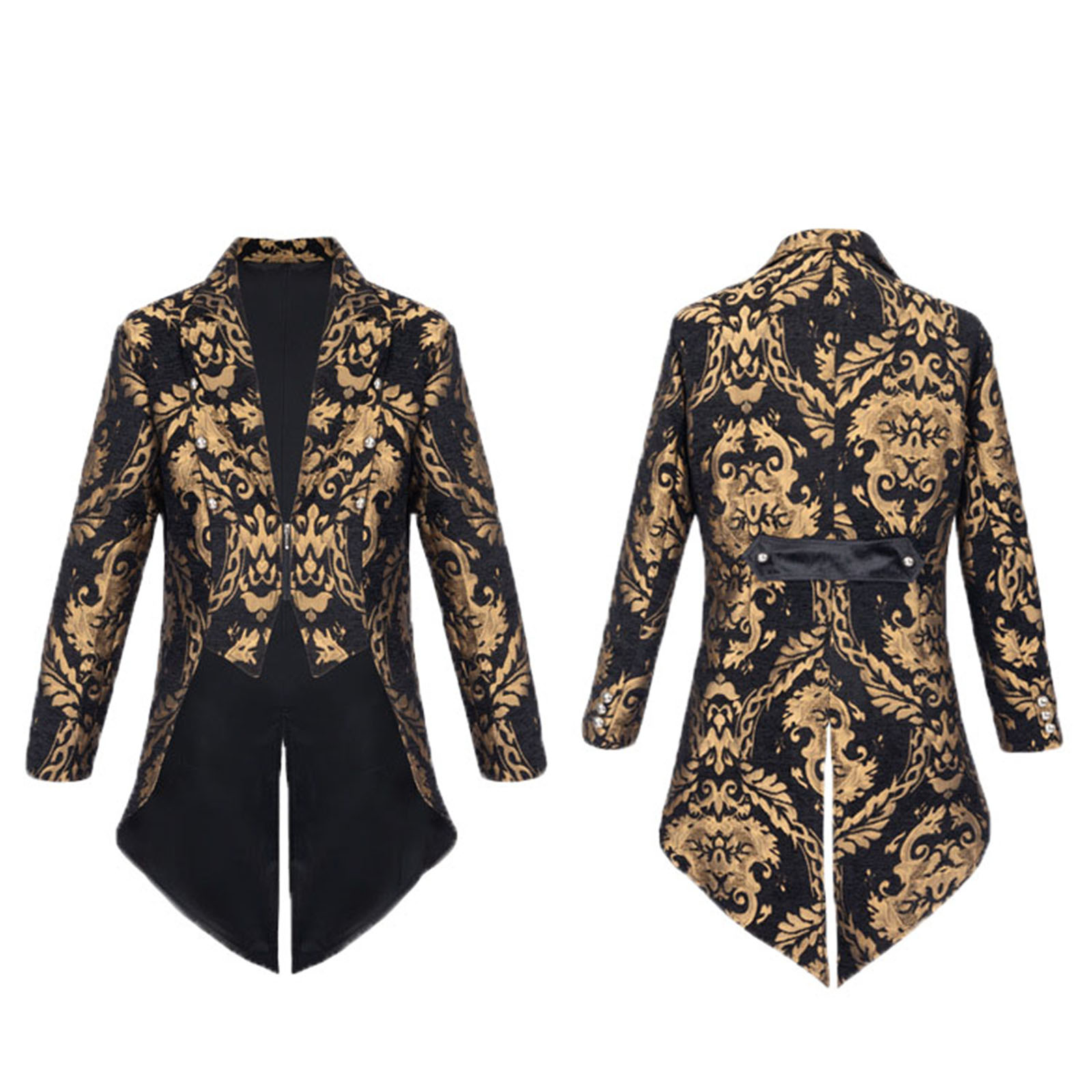Men'S Gothic Formal Wear - Jas Pria Abad Pertengahan Model Tailcoat