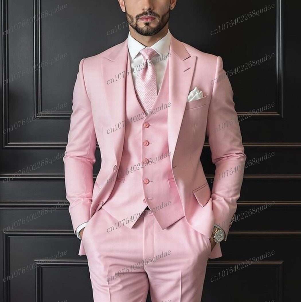 Men Formal Wear Pink - Setelan Jas Pria Formal Warna Pink