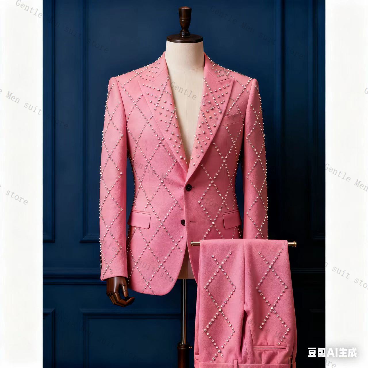 Men Formal Wear Pink - Setelan Jas Pria Warna Pink 2