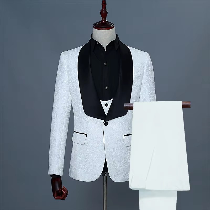 Jas Tuxedo Pria Slim Fit Tiga  - Men Formal Wear Pink ulasan dan harga