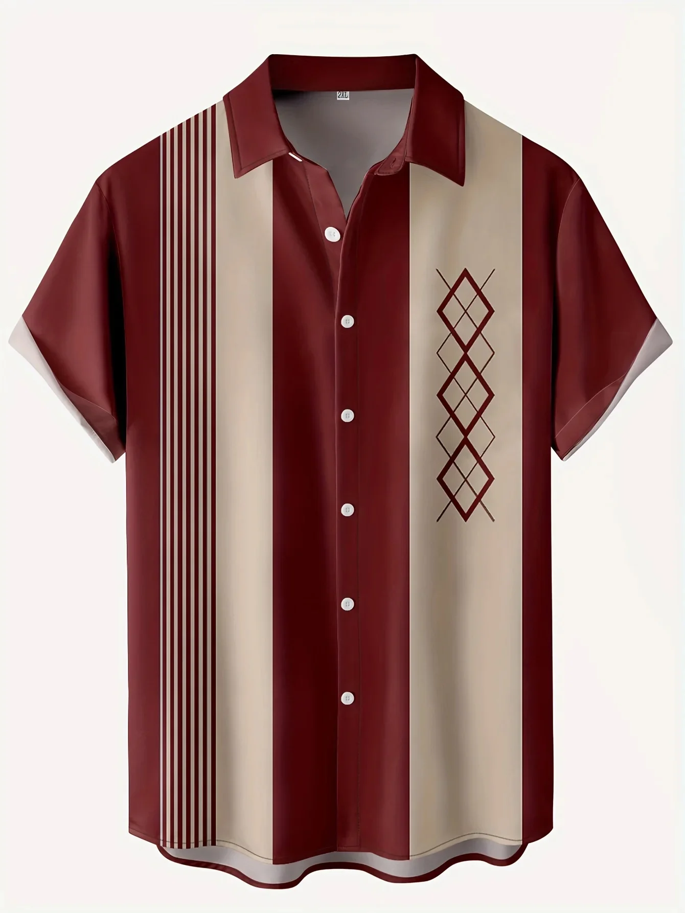 Kemeja Retro Pria Hawaii Terba - Men'S Hawaiian Formal Wear ulasan dan harga