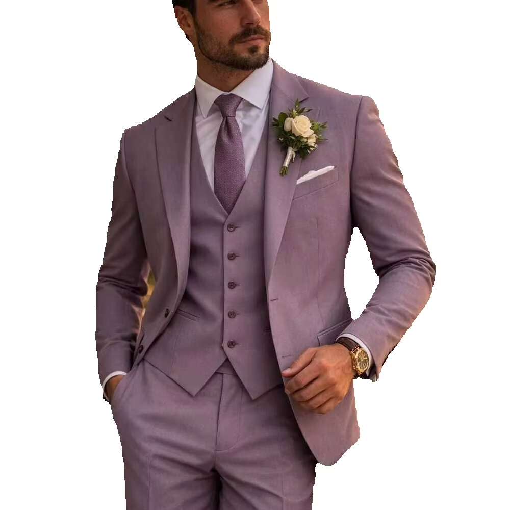 Setelan Pria 3 Potong Warna La - Men Formal Wear With Blazer ulasan dan harga