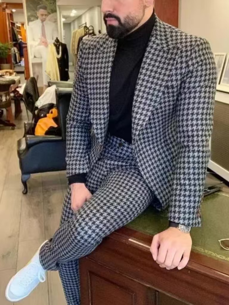Setelan Jas Pria Vintage Hound - Men Formal Wear With Blazer ulasan dan harga