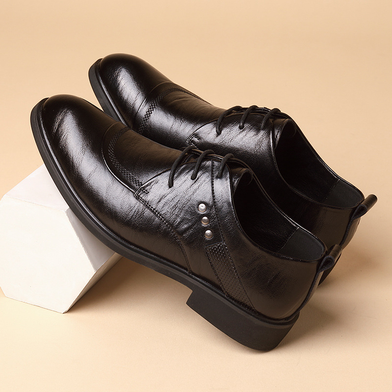 Sepatu Oxford Kulit Dengan Det - Men Formal Party Wear Dress ulasan dan harga