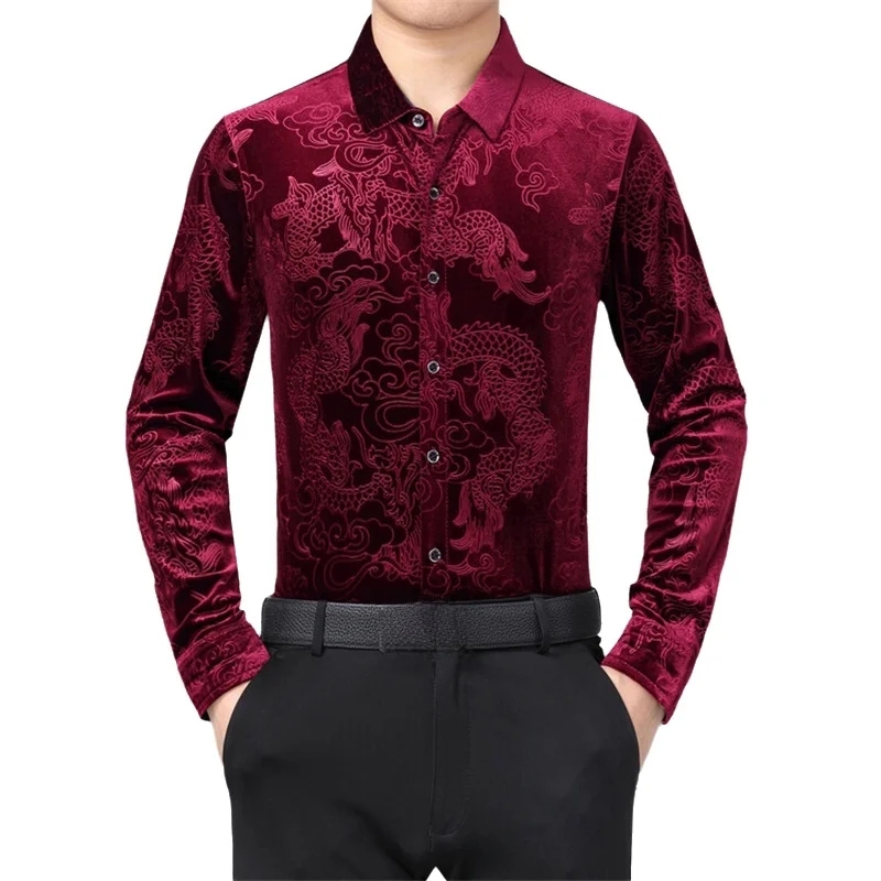 Kemeja Pria Lengan Panjang Mot - Men Formal Party Wear Dress ulasan dan harga