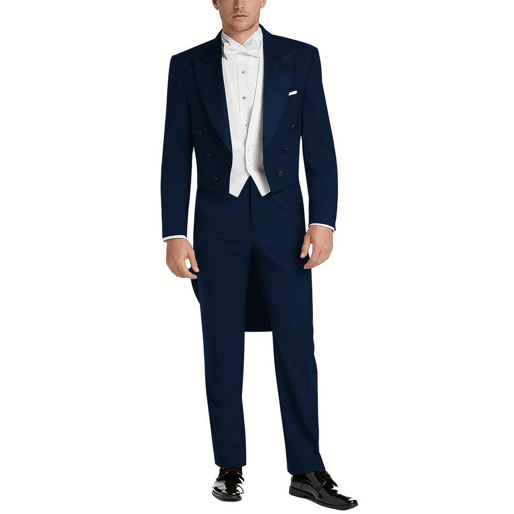 Setelan Jas Pria Satin Peak La - Men Formal Wear With Blazer ulasan dan harga