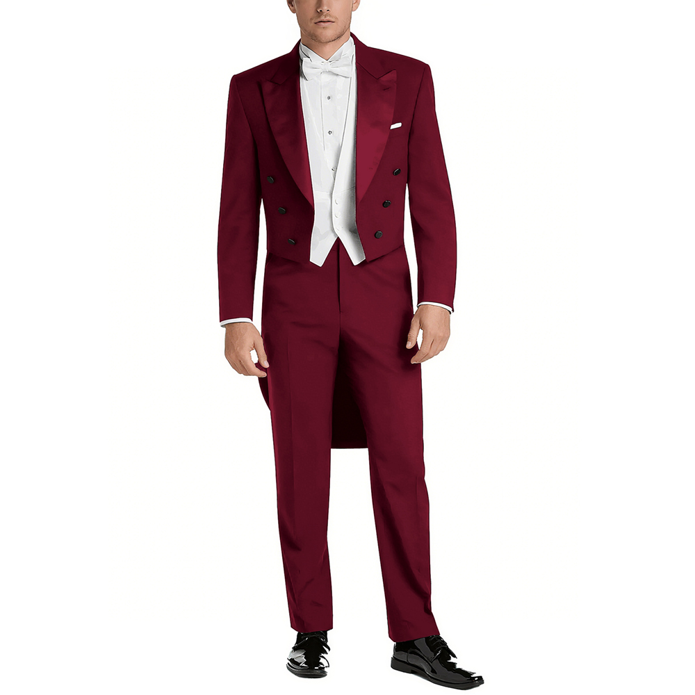 Setelan Jas Pria Satin Peak La - Men Formal Wear With Blazer ulasan dan harga