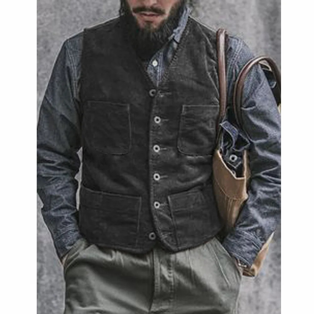 Setelan Rompi Pria Korduroi un - Men'S Gothic Formal Wear ulasan dan harga