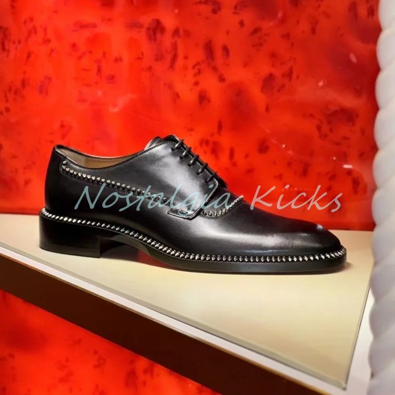 Sepatu Oxford Kulit Asli Hitam - Men'S Gothic Formal Wear ulasan dan harga