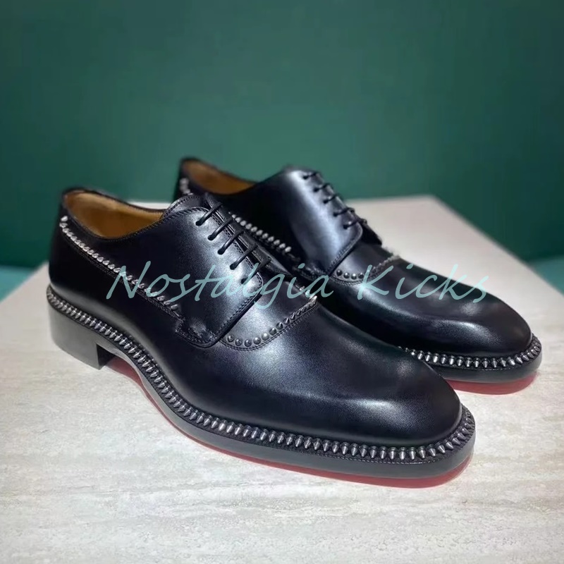 Sepatu Oxford Kulit Asli Hitam - Men'S Gothic Formal Wear ulasan dan harga
