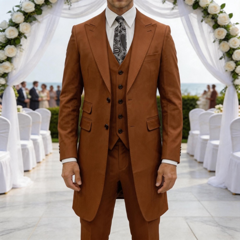 Setelan Pria Formal 3 Potong S - Men Formal Party Wear Dress ulasan dan harga