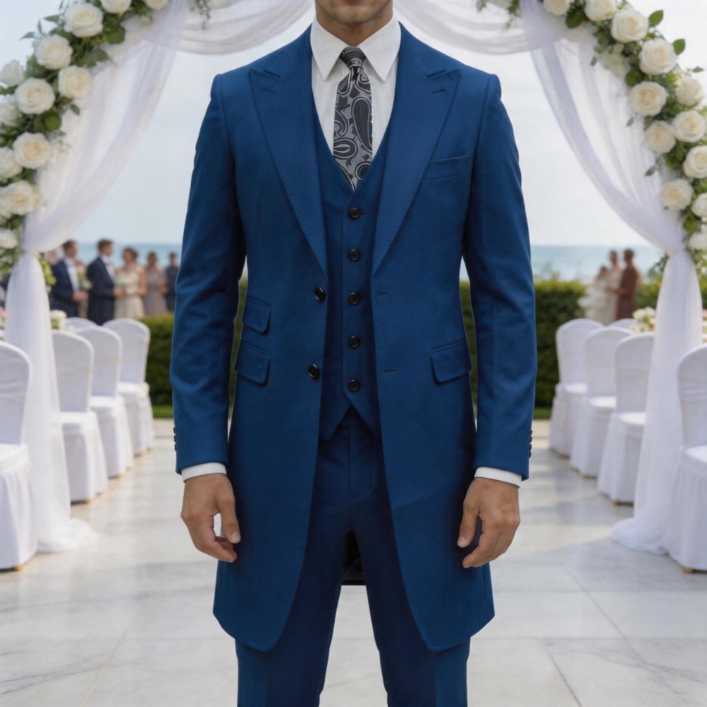 Setelan Pria Formal 3 Potong S - Men Formal Party Wear Dress ulasan dan harga