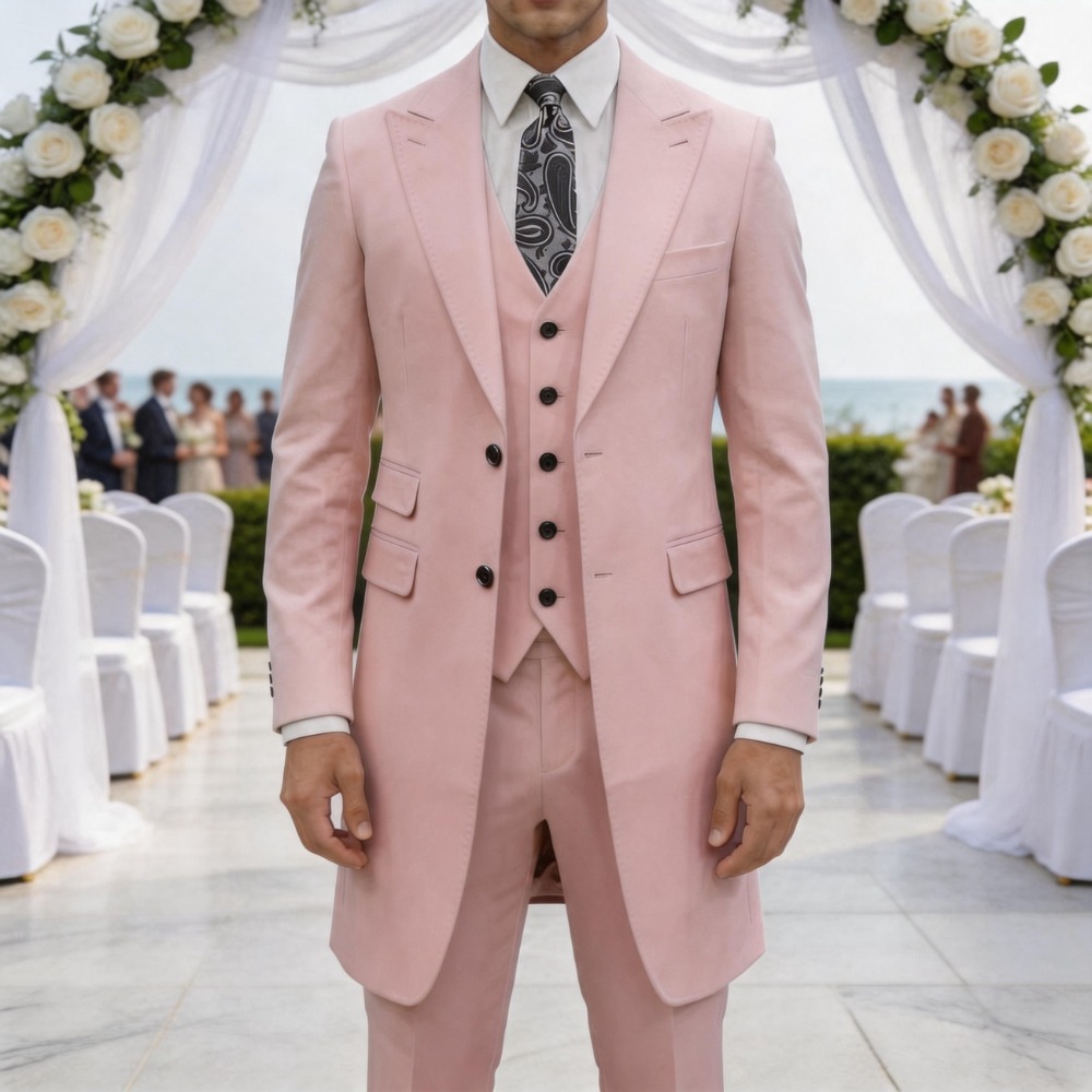 Setelan Pria Formal 3 Potong S - Men Formal Party Wear Dress ulasan dan harga