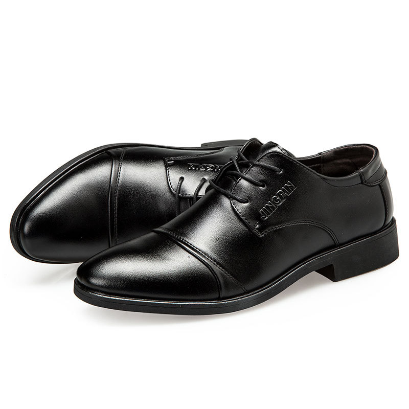 Sepatu Kulit Pria Ukuran Besar - Men Formal Party Wear Dress ulasan dan harga