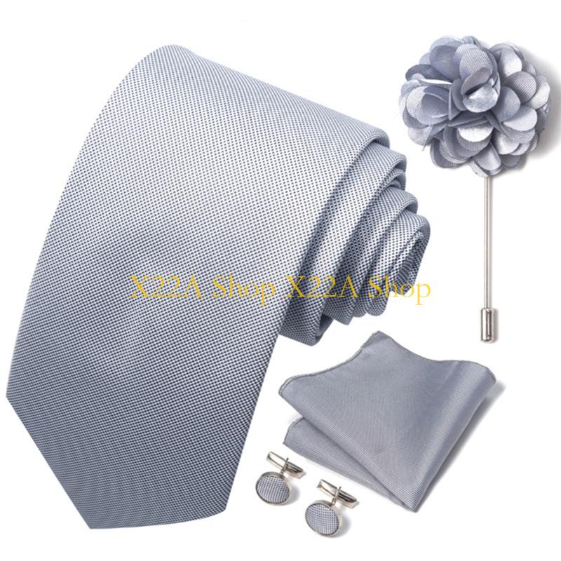 Set Pin Kerah Manset Persegi S - Unique Men'S Formal Wear ulasan dan harga