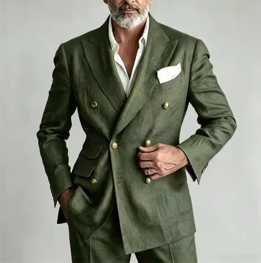 Jas Blazer Linen Pria, Celana, - Men Linen Formal Wear ulasan dan harga