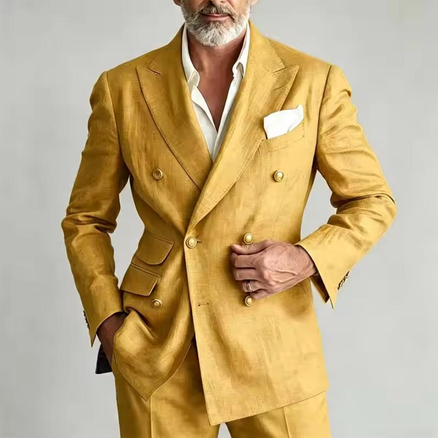 Jas Blazer Linen Pria, Celana, - Men Linen Formal Wear ulasan dan harga