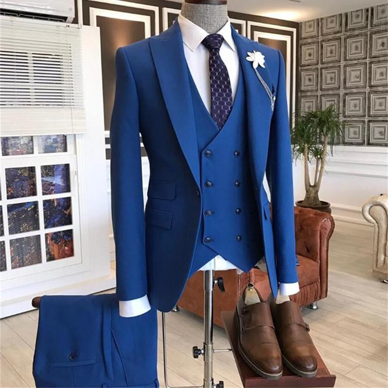 2021 Burgundy Dua Breasted Rom - Men Formal Wear With Blazer ulasan dan harga