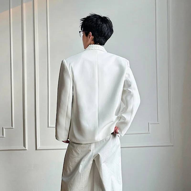 Blazer Mewah Pria dengan Kerah - Men'S Gothic Formal Wear ulasan dan harga