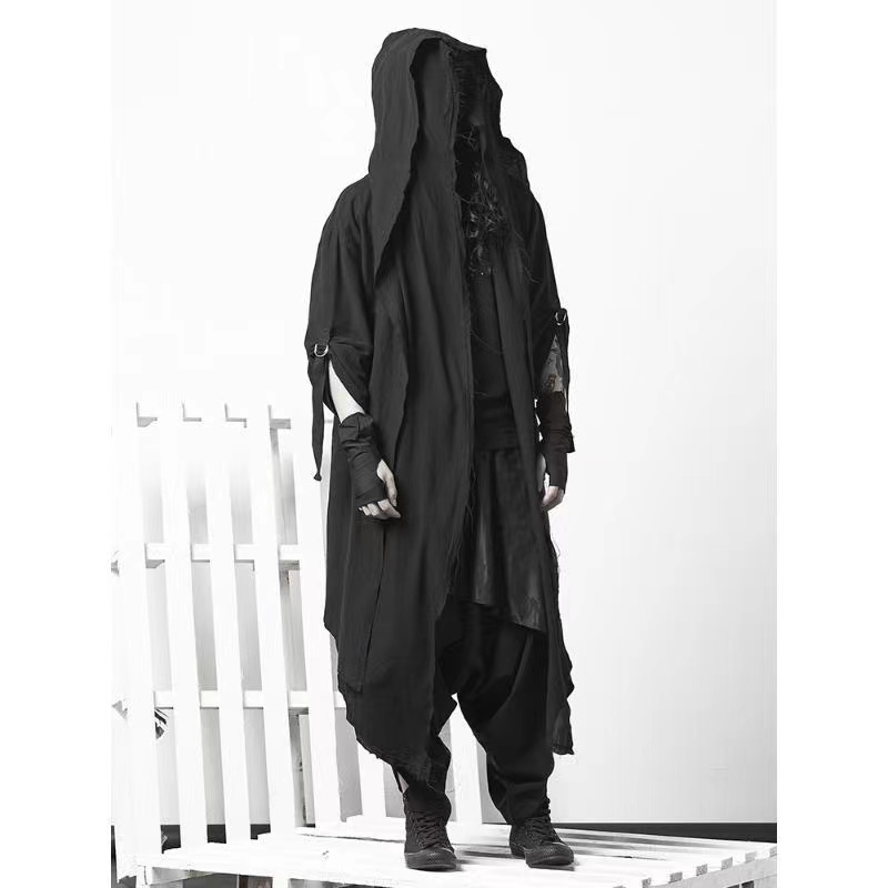 ARENS Mantel Goth Techwear Pri - Men'S Gothic Formal Wear ulasan dan harga