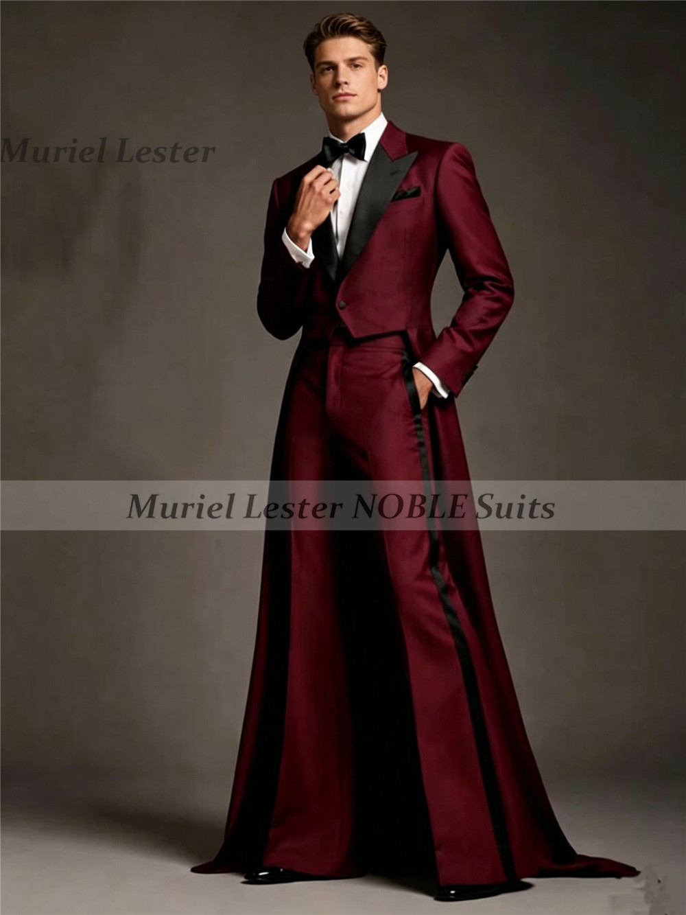 Jas Pria Desain Unik, Hitam Pa - Unique Men'S Formal Wear ulasan dan harga