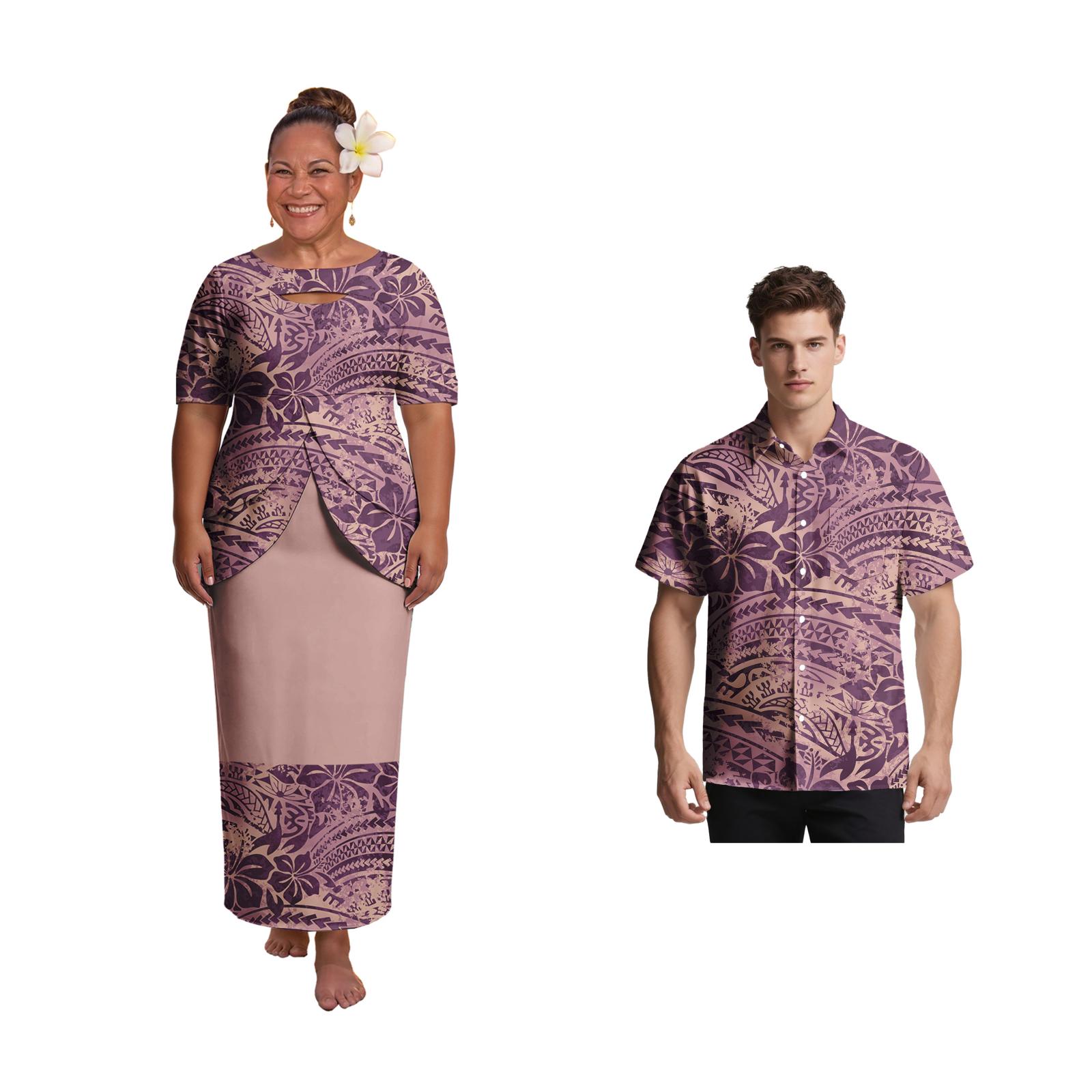Pakaian Pasangan Ukuran Besar  - Men'S Hawaiian Formal Wear ulasan dan harga