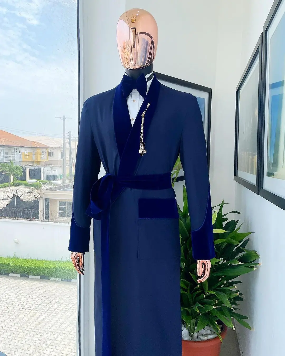 Jaket Panjang Pria Royal Blue, - Men Formal Wear With Blazer ulasan dan harga