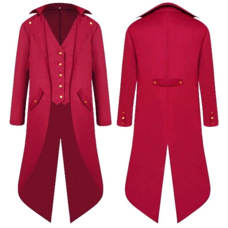 Jas Wanita Vintage Anti Kusut  - Men'S Medieval Formal Wear ulasan dan harga